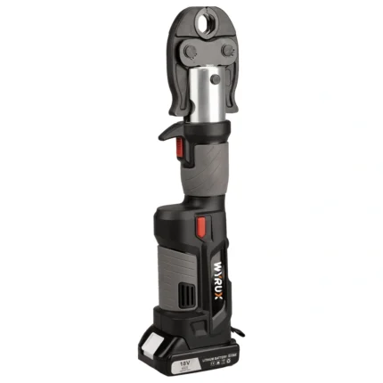 Battery powered press tool, alternate view - WYRUX